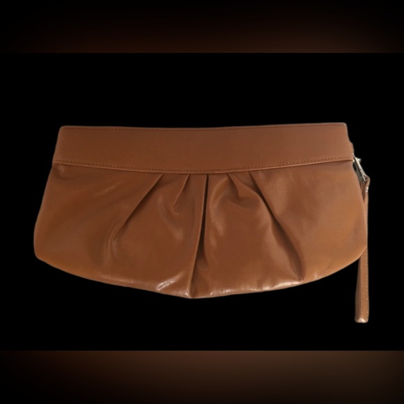 Faux Leather Patchwork Handbag/Clutch- Retro!! Retro purse!! 70s - Picture 2 of 3